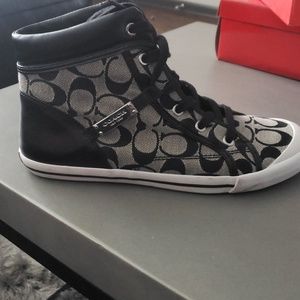 Coach high top sneakers